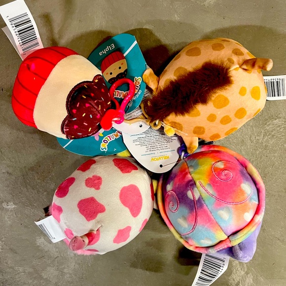 Valentines 2023 Squishmallow Clip Bundle of 4! - Picture 2 of 6